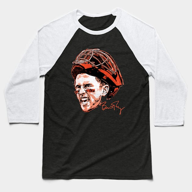 Buster Posey San Francisco Scream Baseball T-Shirt by Jesse Gorrell